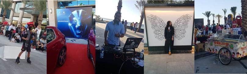 S&T Real Estate property WATER-FRONT organises beachfront Valentine's Bazaar in Muscat