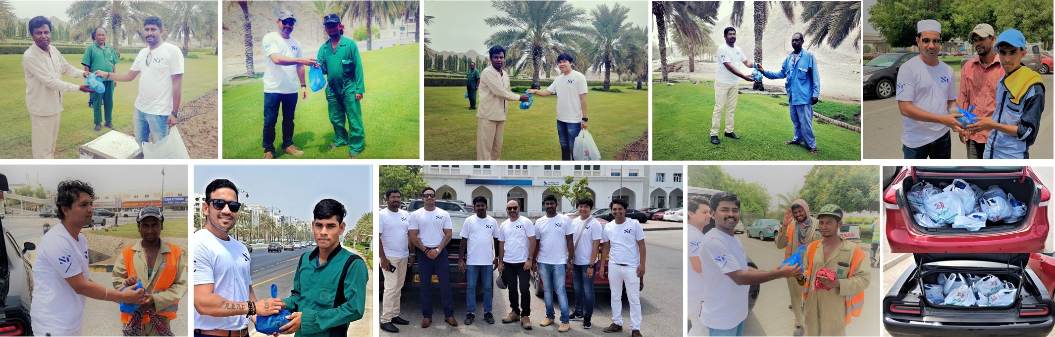 S&T Muscat QAQC team Food Charity Drive